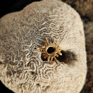 Bague Sol ; Maïgo; maigo ; bijoux ; artisanal ; plaqué or